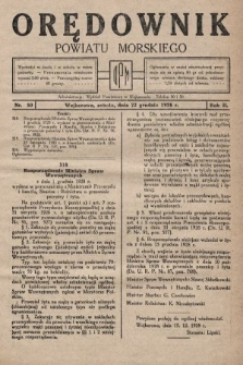 Orędownik Powiatu Morskiego. 1928, nr 50