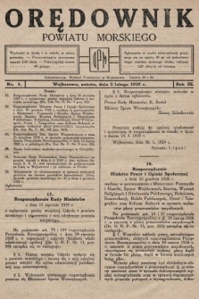 Orędownik Powiatu Morskiego. 1929, nr 5