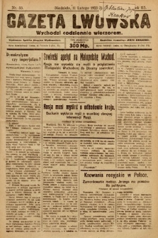 Gazeta Lwowska. 1923, nr 33