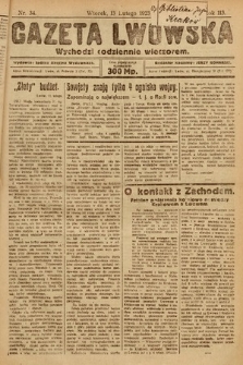 Gazeta Lwowska. 1923, nr 34