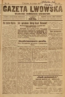 Gazeta Lwowska. 1923, nr 36