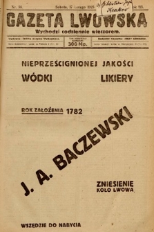 Gazeta Lwowska. 1923, nr 38