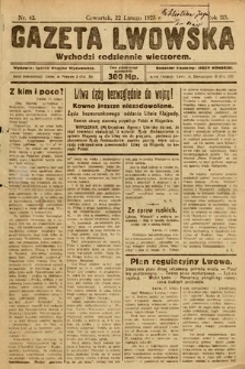 Gazeta Lwowska. 1923, nr 42