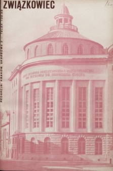 Związkowiec : organ Związku Młodzieży Przemysłowej i Rękodzielniczej. 1937, nr 7-11