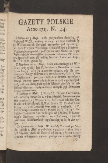 Gazety Polskie. 1735, nr 44