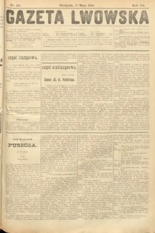 Gazeta Lwowska. 1914, nr 112