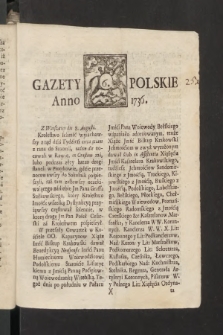 Gazety Polskie. 1736, nr 6