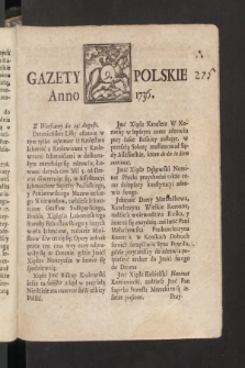 Gazety Polskie. 1736, nr 9