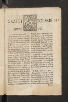 Gazety Polskie. 1736, nr 22