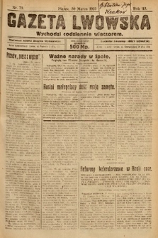 Gazeta Lwowska. 1923, nr 73