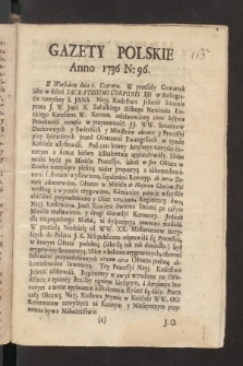 Gazety Polskie. 1736, nr 96