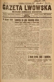 Gazeta Lwowska. 1923, nr 85