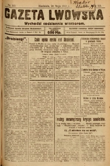 Gazeta Lwowska. 1923, nr 113
