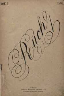 Ruch. 1887, spis rzeczy