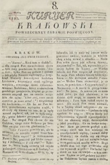 Kuryer Krakowski : powszechney zabawie poświęcony. 1827, nr 8