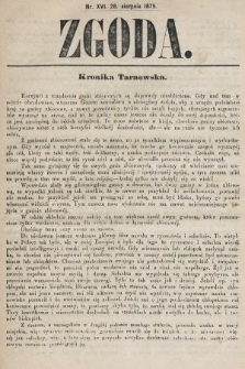 Zgoda : pismo dla wsi i miasta. 1875, nr 16