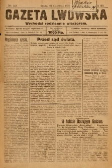 Gazeta Lwowska. 1923, nr 143