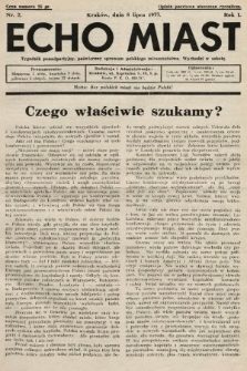 Echo Miast : tygodnik ponadpartyjny, poświęcony sprawom polskiego mieszczaństwa. 1933, nr 2