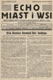 Echo Miast i Wsi : tygodnik poświęcony sprawom niepodległości kulturalno-gospodarczej. 1934, nr 8