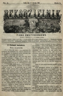 Rękodzielnik : pismo dwutygodniowe. 1869, nr 2