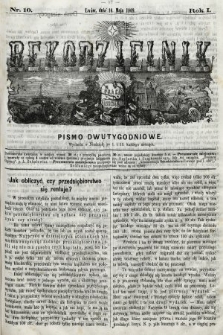 Rękodzielnik : pismo dwutygodniowe. 1869, nr 10