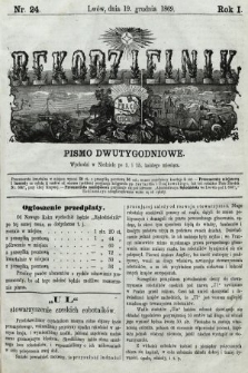 Rękodzielnik : pismo dwutygodniowe. 1869, nr 24