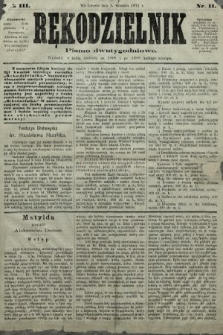 Rękodzielnik : pismo dwutygodniowe. 1871, nr 11