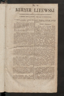 Kuryer Litewski. 1796/1797, nr 19