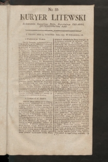 Kuryer Litewski. 1796/1797, nr 33