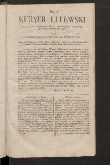 Kuryer Litewski. 1796/1797, nr 41