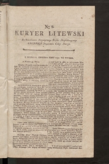 Kuryer Litewski. 1796/1797, nr 55