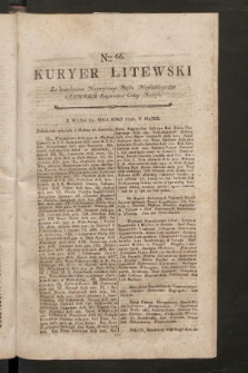 Kuryer Litewski. 1796/1797, nr 66