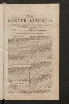 Kuryer Litewski. 1796/1797, nr 69