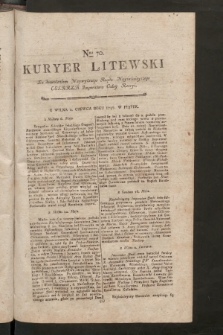 Kuryer Litewski. 1796/1797, nr 70