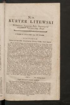 Kuryer Litewski. 1796/1797, nr 81