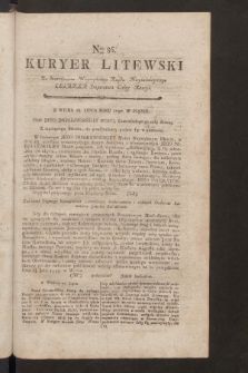 Kuryer Litewski. 1796/1797, nr 86
