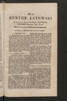 Kuryer Litewski. 1796/1797, nr 91