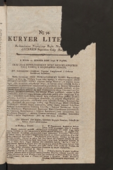 Kuryer Litewski. 1796/1797, nr 94