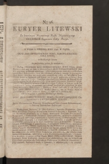 Kuryer Litewski. 1796/1797, nr 96