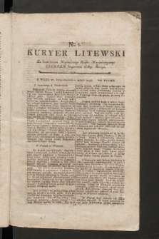 Kuryer Litewski. 1797/1798, nr 5