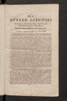 Kuryer Litewski. 1797/1798, nr 11