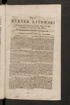Kuryer Litewski. 1797/1798, nr 17