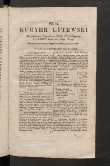 Kuryer Litewski. 1797/1798, nr 24