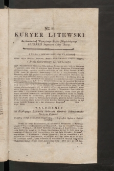 Kuryer Litewski. 1797/1798, nr 27