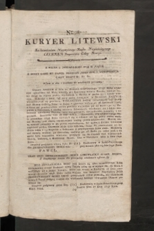 Kuryer Litewski. 1797/1798, nr 28