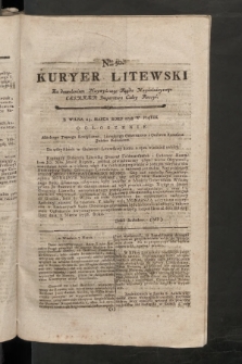 Kuryer Litewski. 1797/1798, nr 50