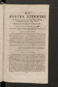Kuryer Litewski. 1797/1798, nr 59