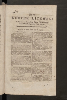 Kuryer Litewski. 1797/1798, nr 68