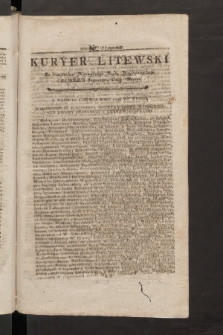 Kuryer Litewski. 1797/1798, nr 73