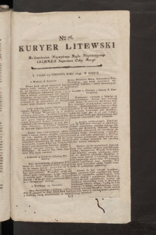 Kuryer Litewski. 1797/1798, nr 76
